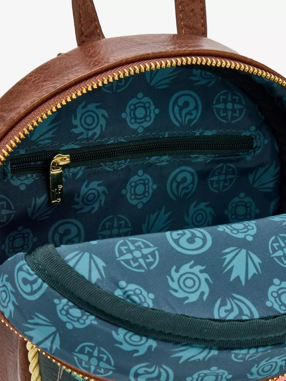 Loungefly Black Floral Toothless Convertible Bag